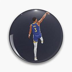 Jordan Poole Back Shot Blue Pin
