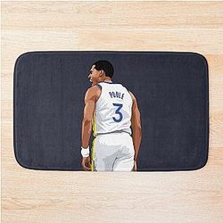 Jordan Poole Scream Above Waist White Bath Mat