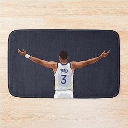 Jordan Poole Arms White Bath Mat
