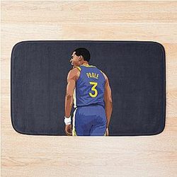 Jordan Poole Scream Blue Qiangyi Bath Mat