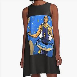 Jordan Poole - Jordan Poole Jersey A-Line Dress