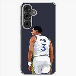 Jordan Poole White Samsung Galaxy Case