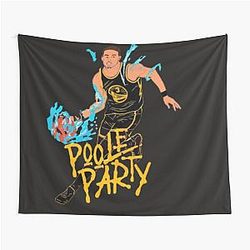 Jordan Poole 3 Jersey Tapestry