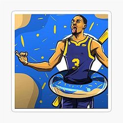Jordan Poole Jersey Sticker