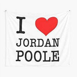 I Love Jordan Poole Tapestry