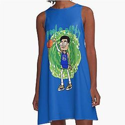 Jordan Poole A-Line Dress
