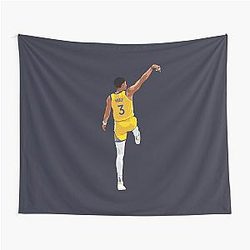 Jordan Poole Backshot Yellow Tapestry