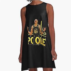 Jordan Poole A Line Dress