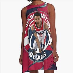 Jordan Poole of the Washington Wizards A line dress