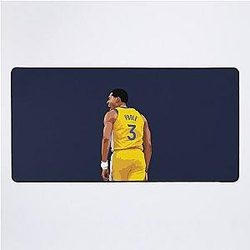 Jordan Poole Scream Above Yellow Qiangy Desk Mat