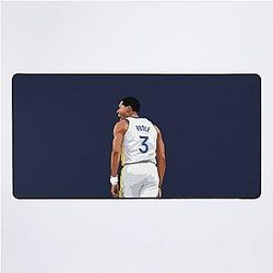 Jordan Poole Scream Above Waist White Desk Mat