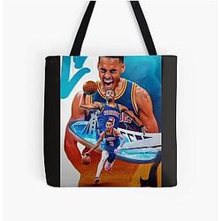 Jordan Poole 3 - Jordan Poole Jersey All Over Print Tote Bag