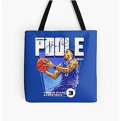 Jordan Poole All Over Print Tote Bag