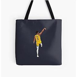 Jordan Poole Backshot All Over Print Tote Bag