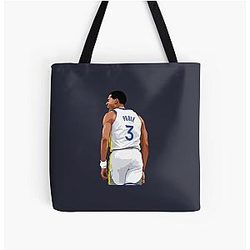 Jordan Poole Scream Above Waist White Tote Bag