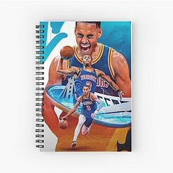 Jordan Poole Spiral Notebook