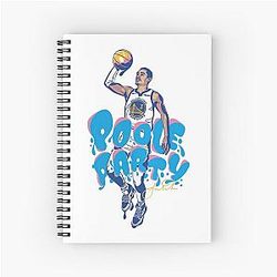 Jordan Poole Spiral Notebook