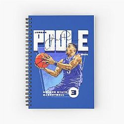Jordan Poole Spiral Notebook