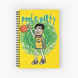 Jordan Poole Spiral Notebook