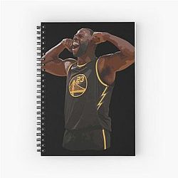 Jordan Poole Fan Art and Merch Spiral Notebook