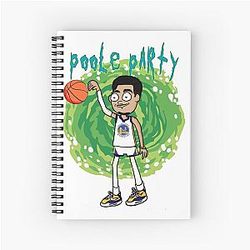 Jordan Poole Spiral Notebook