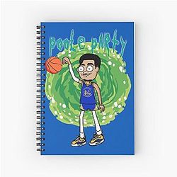 Jordan Poole Spiral Notebook