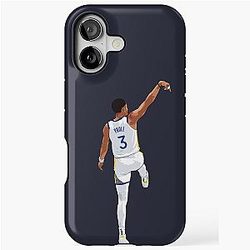 Jordan Poole Back Shot iPhone Tough Case