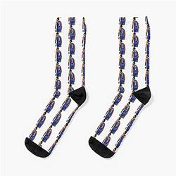 Jordan Poole Scream Above Waist Blue Adidas Socks