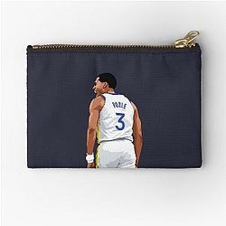 Jordan Poole Scream White Zipper Pouch