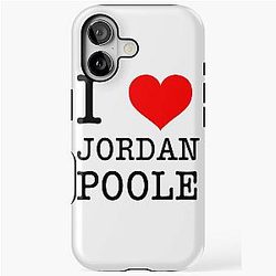 I Love Jordan Poole iPhone Case