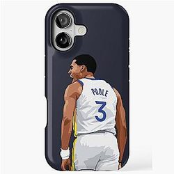 Jordan Poole Scream Above Waist White IPhone Case