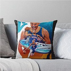 Jordan Poole 3 Jersey Throw Pillow