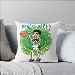 Jordan Poole Throw Pillow