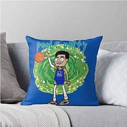 Jordan Poole Throw Pillow