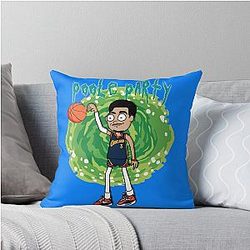 Jordan Poole Throw Pillow