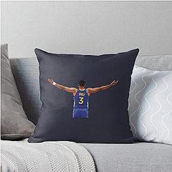 Jordan Poole Spread Blue Throw Pillow