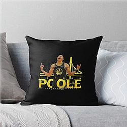 Jordan Poole Throw Pillow