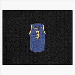 Jordan Poole Jersey Sticker Jigsaw Puzzle