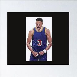 Jordan Poole Jersey Poster