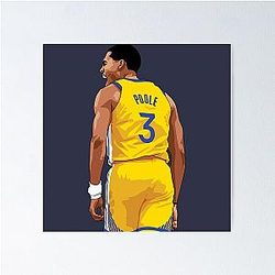 Jordan Poole Vector Basketball Qiang