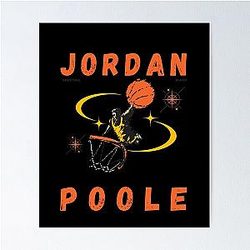 Jordan Poole Basketball Fans T-Shirt Design Poster