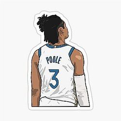 Jordan Poole Back to Sticker