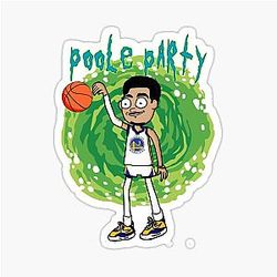 Jordan Poole Sticker