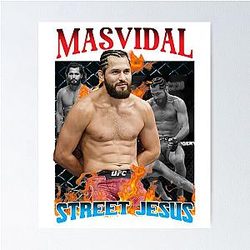 Jorge Masvidal Street Jesus Poster