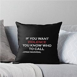 Jorge Masvidal Quote Pillow