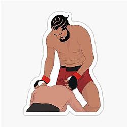 Jorge Masvidal Flying Knee Sticker