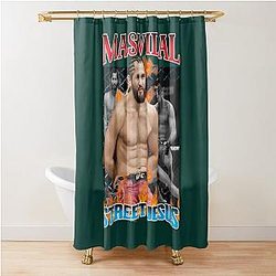 Jorge Masvidal Street Jesus Shower Curtain