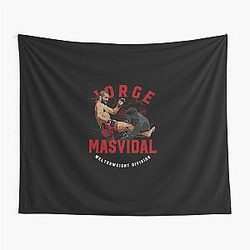 Jorge Masvidal Body Kick Tapestry