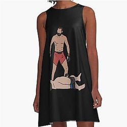 Jorge Masvidal KO's Ben Askren A-Line Dress