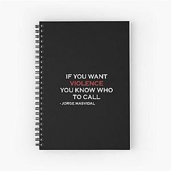 Jorge Masvidal Spiral Notebook
